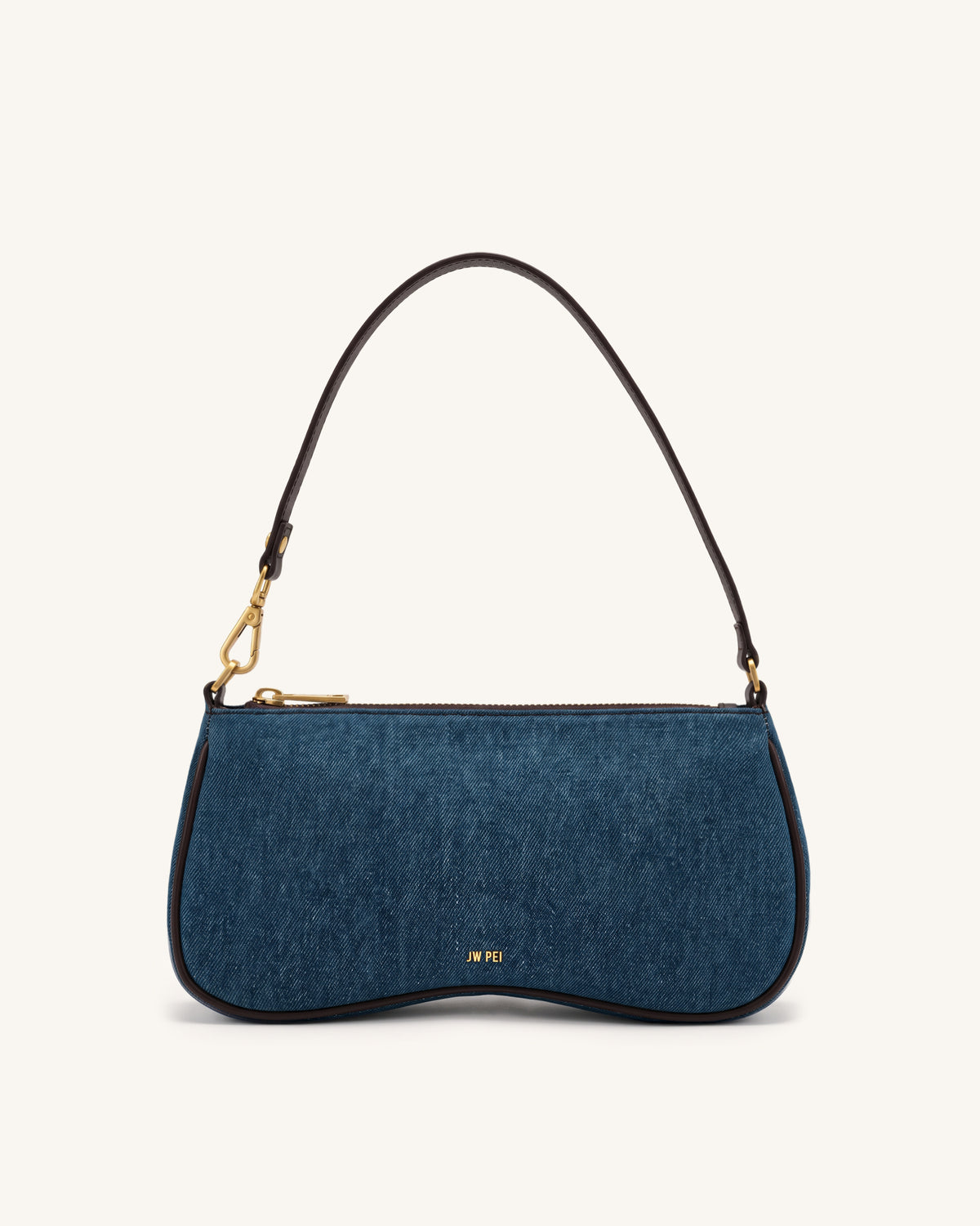 Eva Shoulder Handbag - Dark Blue Denim