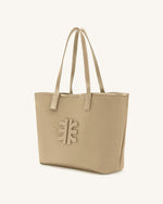 Cathy Nylon Tote Bag - Khaki