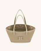 Cathy Nylon Tote Bag - Khaki