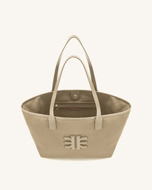 Cathy Nylon Tote Bag - Khaki