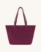 Cathy Nylon Tote Bag - Bordeaux red