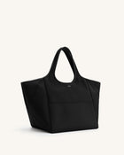 Eliana Nylon Tote Bag - Black