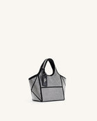 Eliana Artificial Crystal Mini Tote Bag - Anthracite