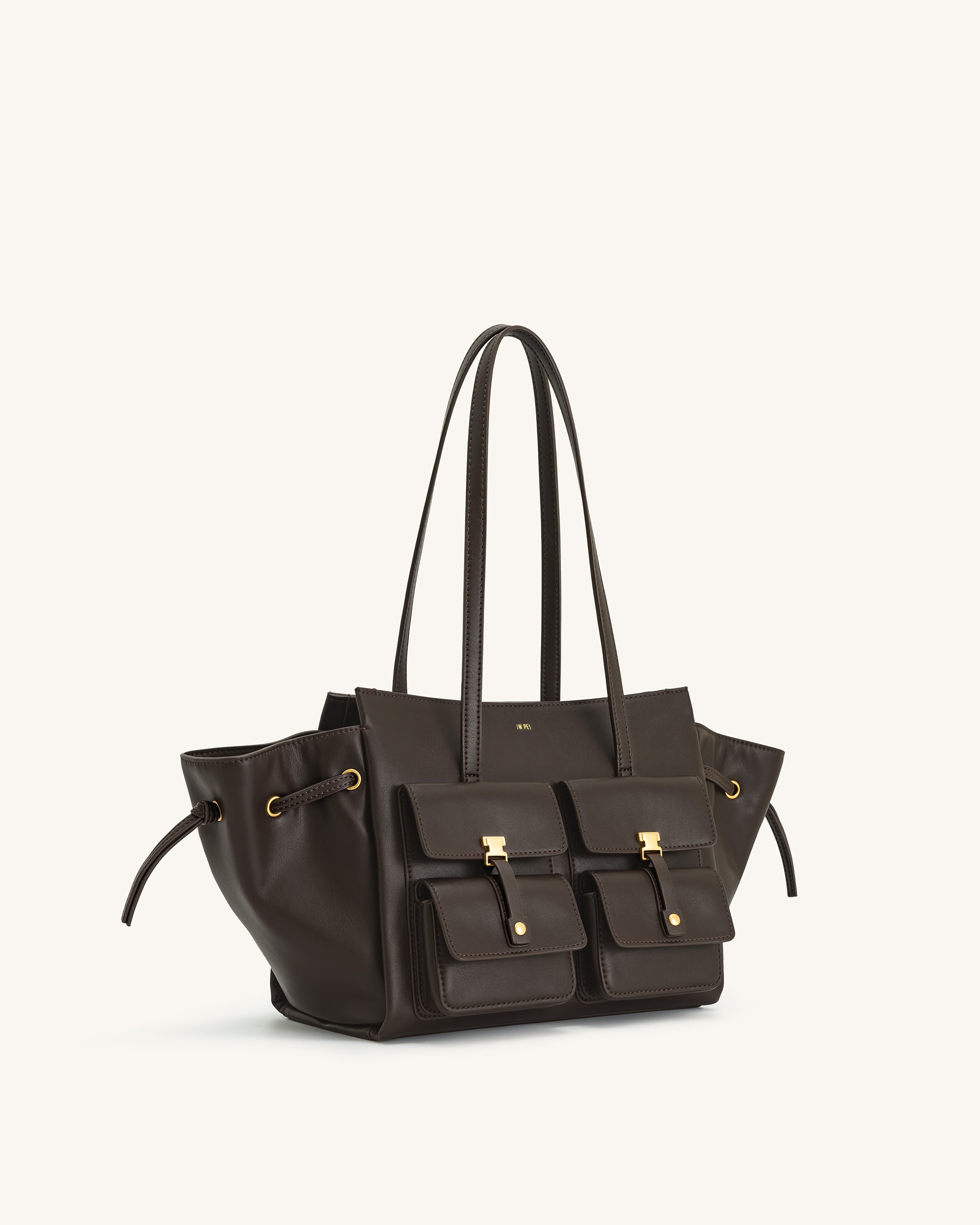 Linda Tote Bag - Dark Brown