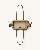 Linda Faux Suede Tote Bag - Green