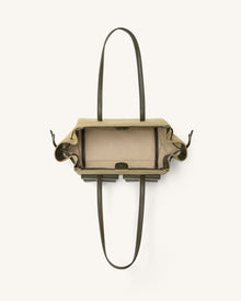 Linda Faux Suede Tote Bag - Green