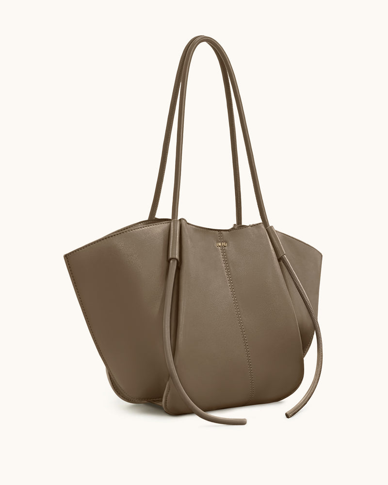 Nala Wide Tote Bag - Taupe