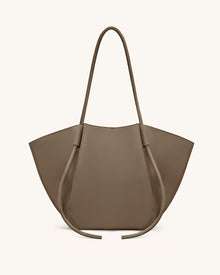 Nala Wide Tote Bag - Taupe