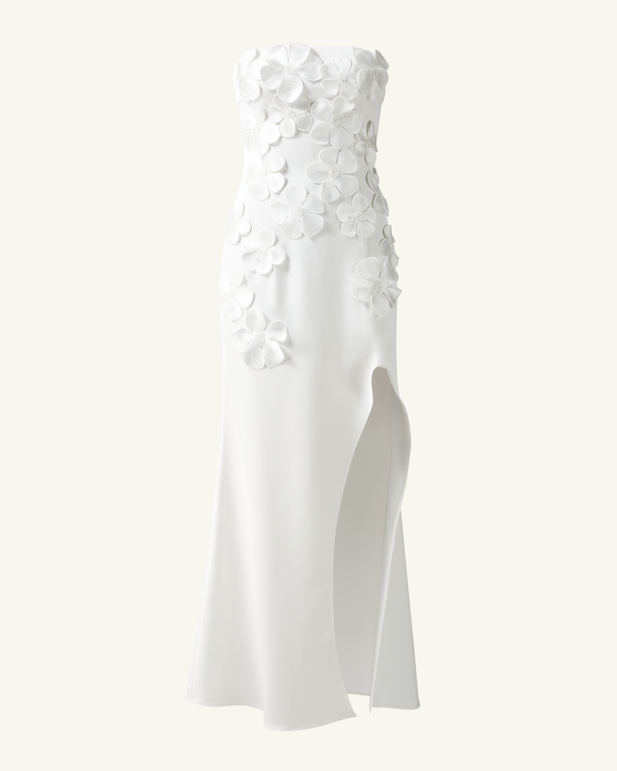 Floral Embroidered Long Dress - White | JW PEI Floral Embroidered Long Dress - White | JW PEI
