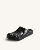 Hayley Toe Model Flat Mules - Black