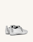 Ferne Streamlined Lustrous Sneakers  - Silver