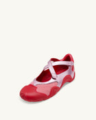 Caitlin Mesh Cut-out Sneakers - Pink