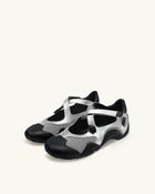 Caitlin Mesh Cut-out Sneakers - Silver