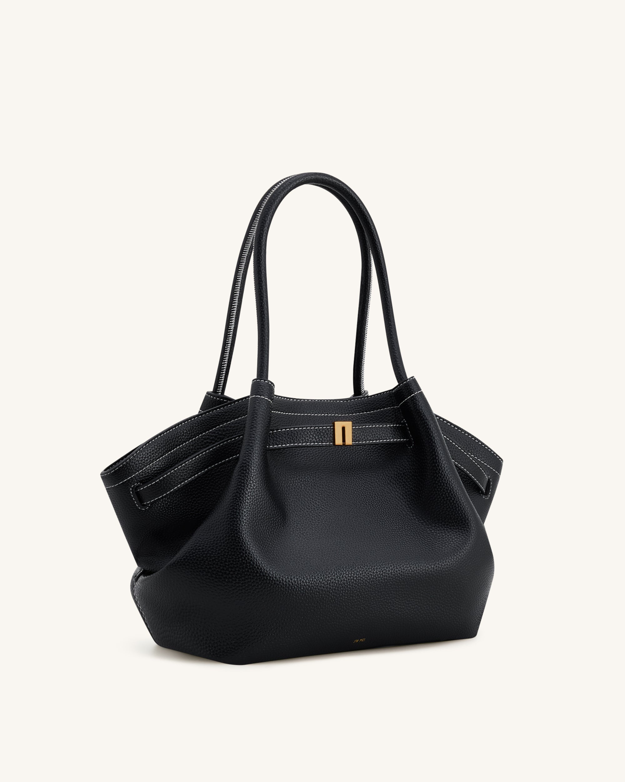 Hana Medium Tote Bag - Black