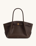 Hana Large Tote Bag - Dark Brown