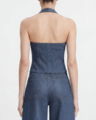 The Showstopper Denim Vest - Highway