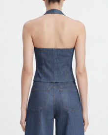 The Showstopper Denim Vest - Highway