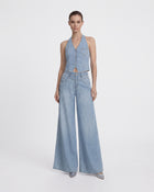 The Showstopper Denim Vest - Ozone