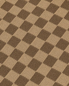 Shea Checkerboard Knitted Tote Bag - Brown