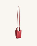 FEI Metallic Phone Bag - Red Ochre Lizard