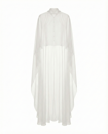 Tulle Cape Shawl - White
