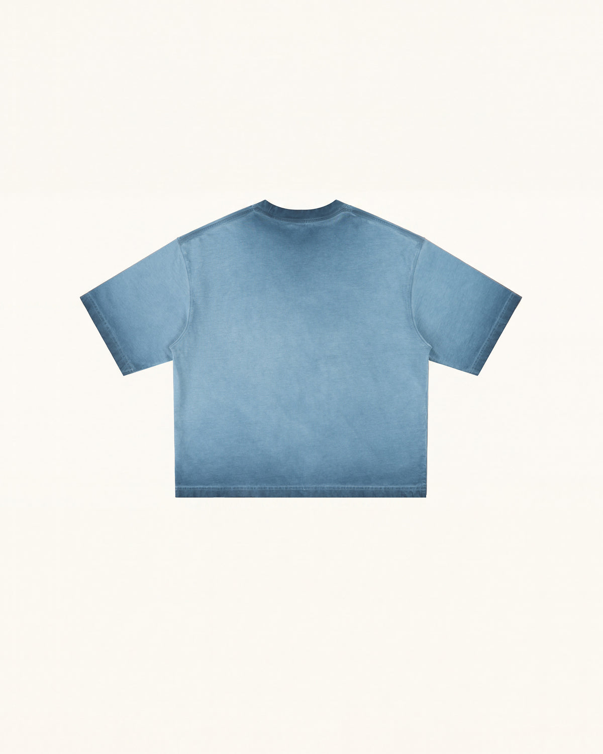 The Angelic Dripping Crystal Wings Tee - Acid Blue