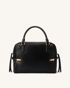 Callie Tusk Detail Shoulder Bag - Black