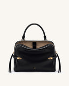 Callie Tusk Detail Shoulder Bag - Black