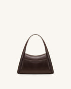 Carmen Flap Top Handle Bag - Dark Brown