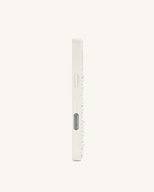 Orca Pearl Embellished Phone Case - White