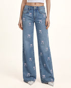 The Daydreamer Pastel Bow-Knot  Jeans - Dancing in The Moonlight