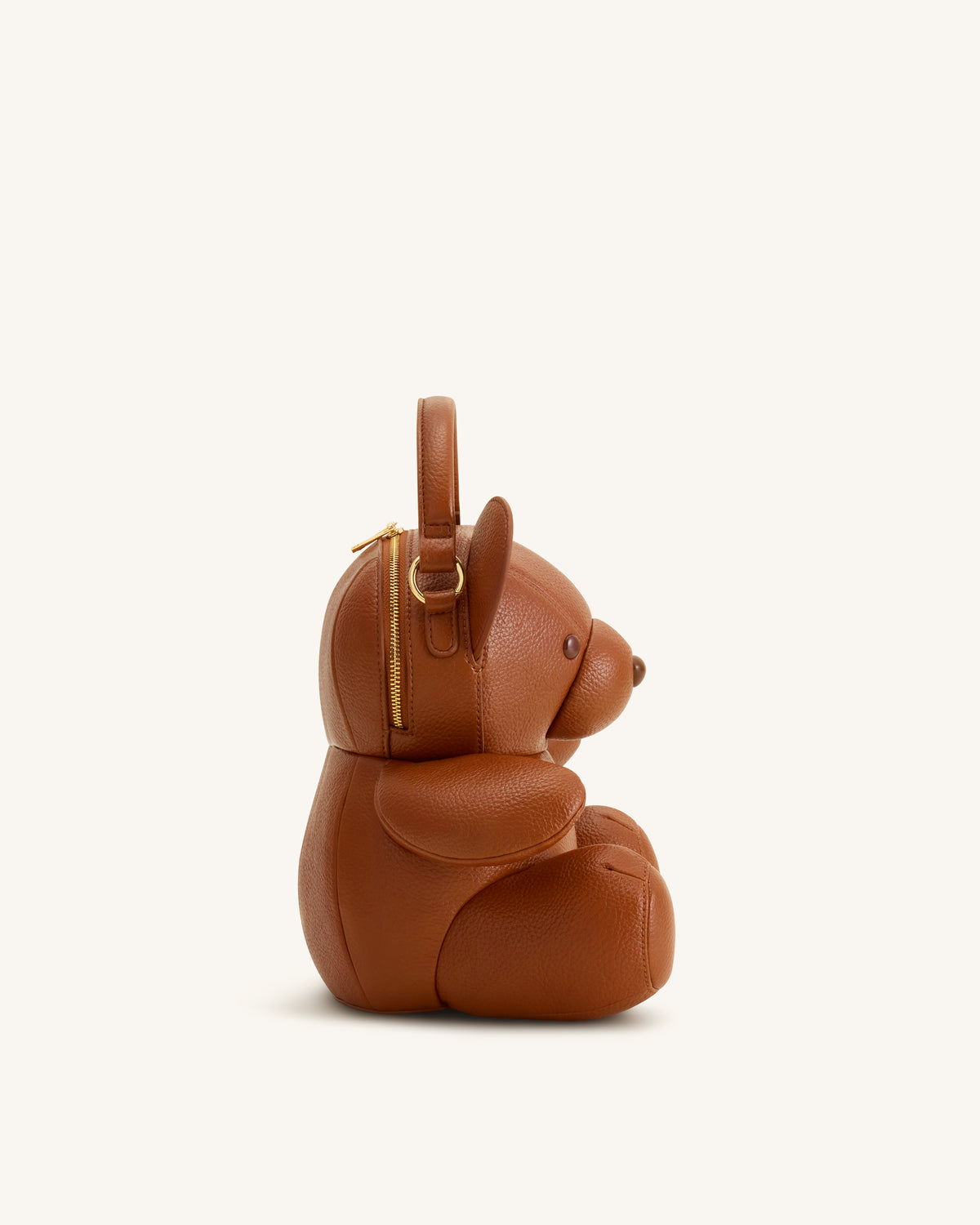 Teddy Bear Novelty Crossbody Bag - Brown