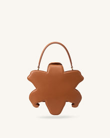 Lily Blossom Top Handle Bag - Orange