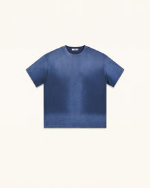 Essential Acid Wash Boxy Tee - Vintage Blue