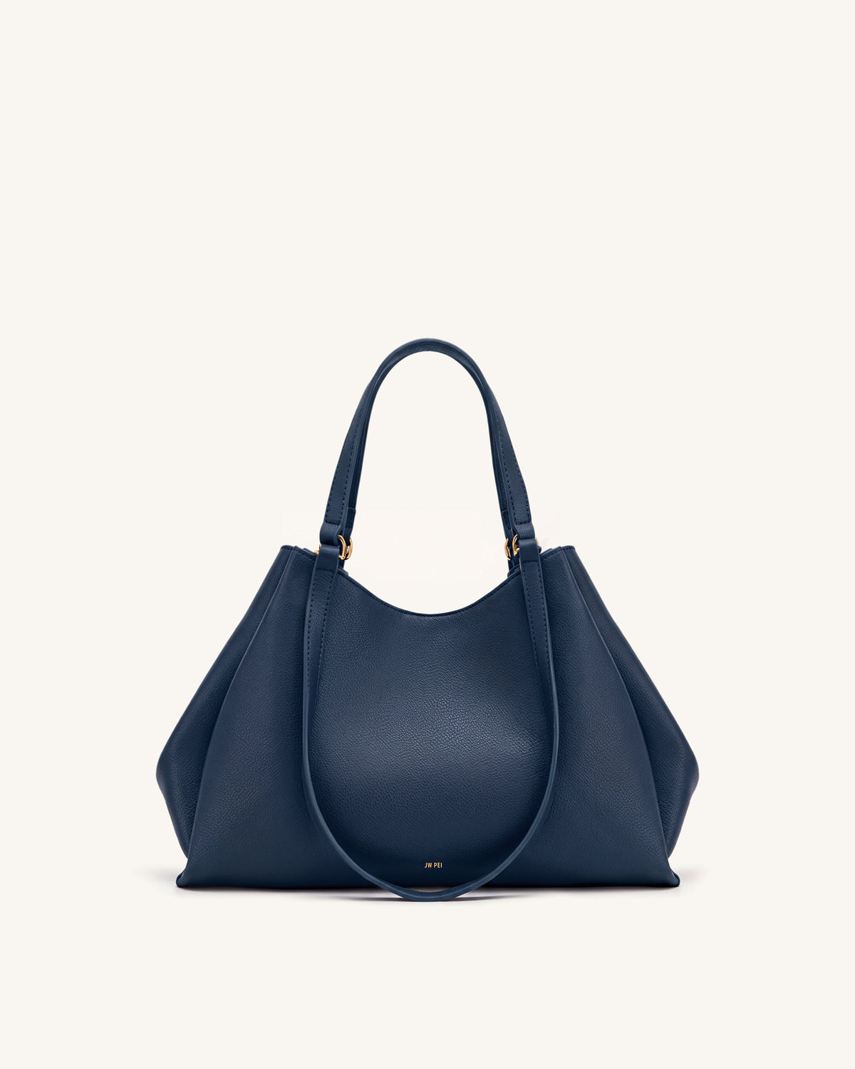 Virelia Double Handle Tote Bag - Dark Blue
