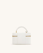 Cleo Box Shape Top Handle Bag - Off-white