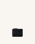 Seren Zipped Card Case - Black