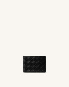 Woven Texture Card Holder - Black