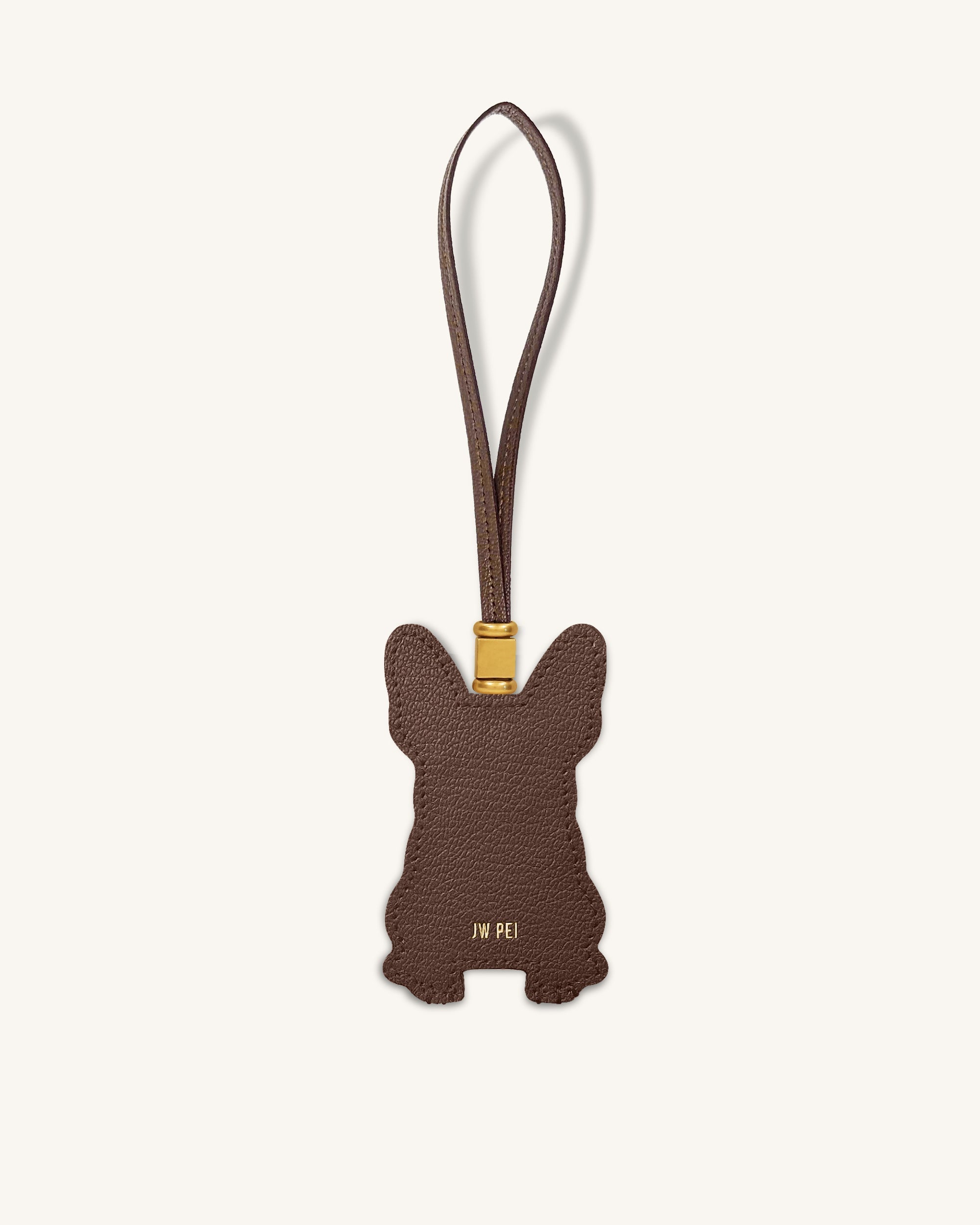 French Bulldog Bag Charm - Brown