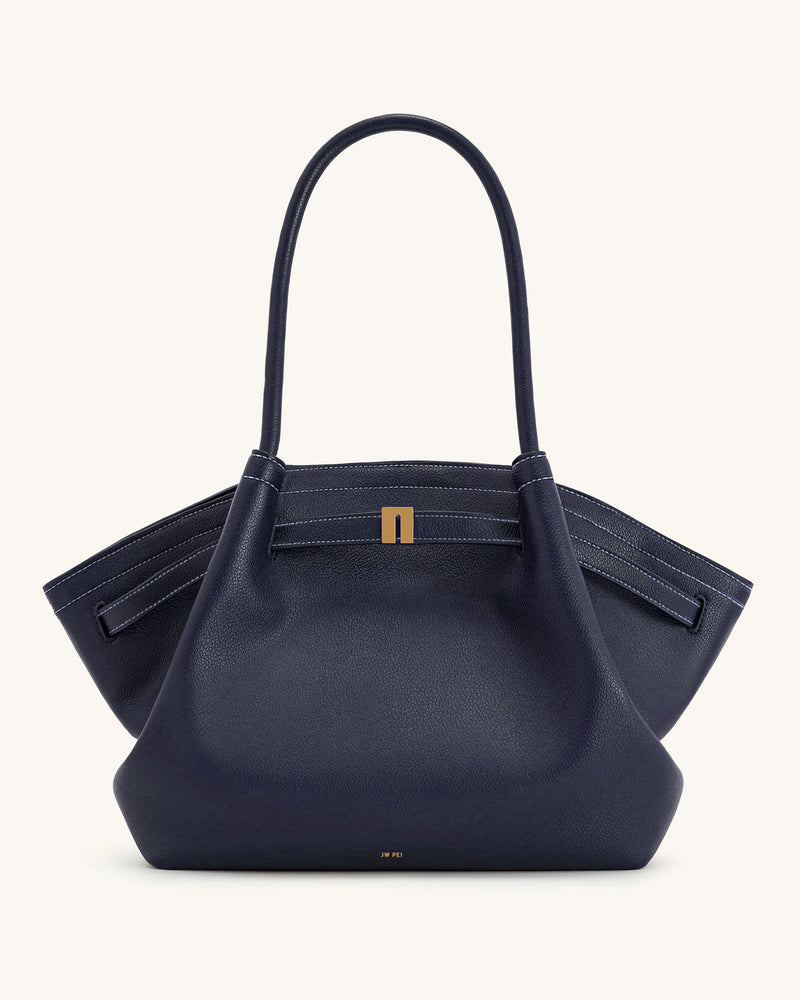Hana Large Tote Bag - Navy