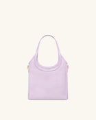 Brooke Mini Belted Embellished Orchid Beaded Top Handle Bag - Lavender