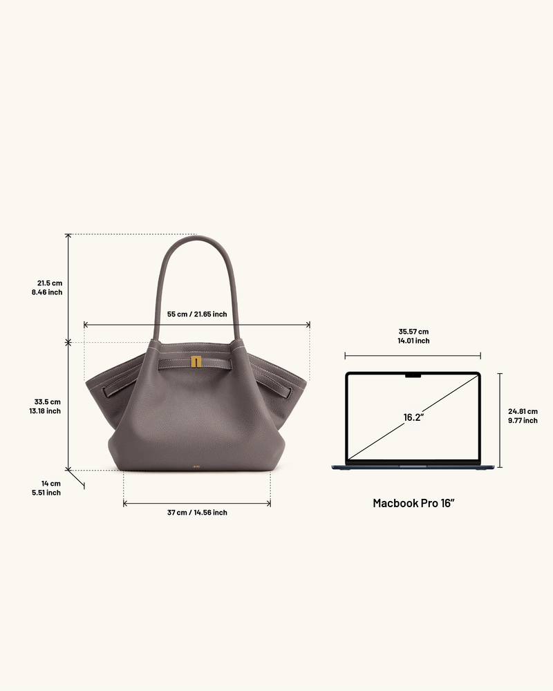 Hana Large Tote Bag - Taupe