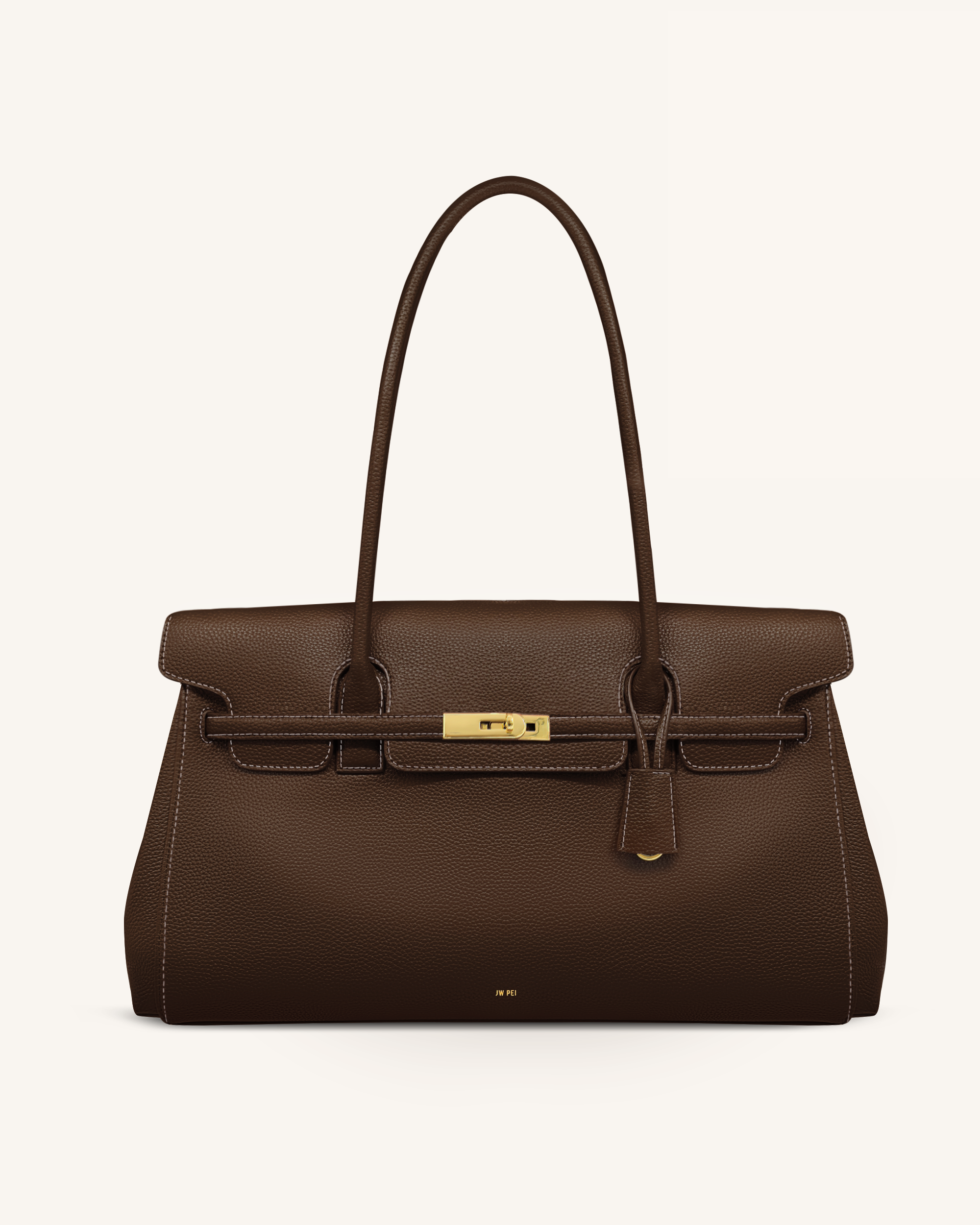 Yara Large Shoulder Bag - Chocolate Brown