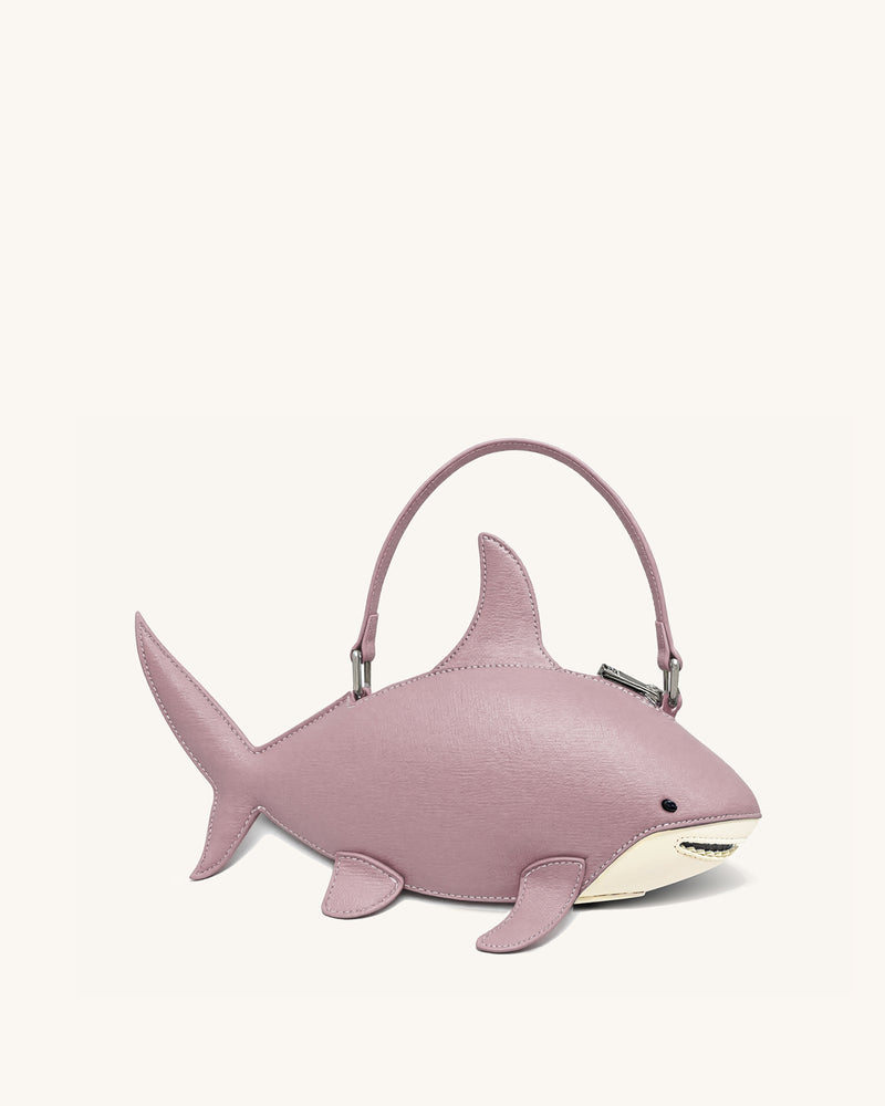 Nerys Shark Look Top Handle Bag - Pink