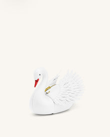 Alani Swan Shaped Crossbody Bag - White