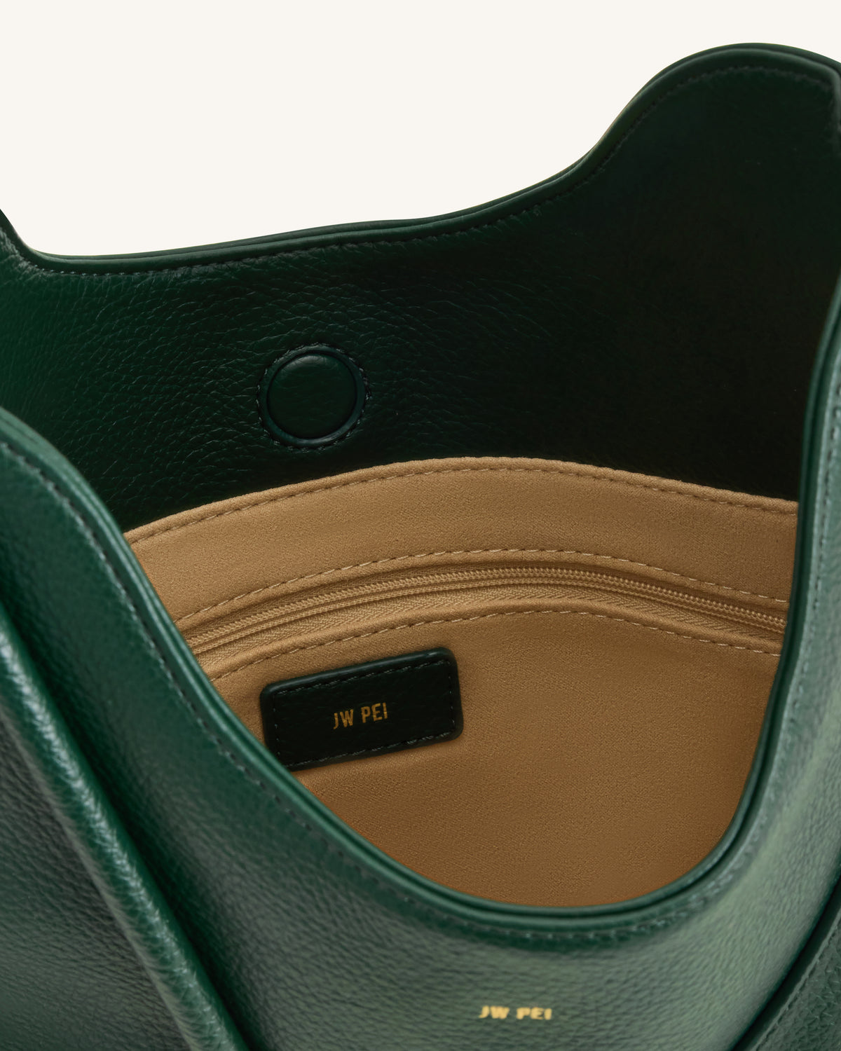 Tulip Shape Shoulder Bag - Forest Green