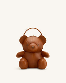 Teddy Bear Novelty Crossbody Bag - Brown