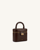 Cosima Vanity Case - Chocolate Brown