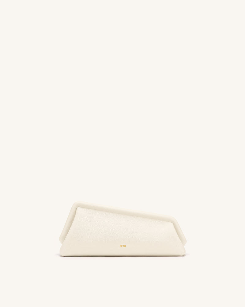 Harlee Asymmetric Clutch - Ivory