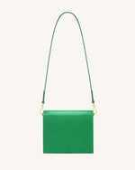 Mini Flap Crossbody - Grass Green Lizard